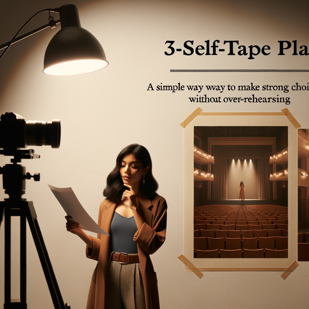 The 3-Point Self-Tape Plan: A Simple Way to Make Strong Choices Without Over-Rehearsing